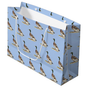 Sacola Para Presentes Grande O Pato-de-Alá ou Selvagem (Anas platyrhynchos)
