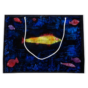 Sacola Para Presentes Grande O Peixe Dourado, Paul Klee