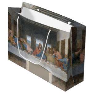 Sacola Para Presentes Grande O último jantar, Leonardo da Vinci