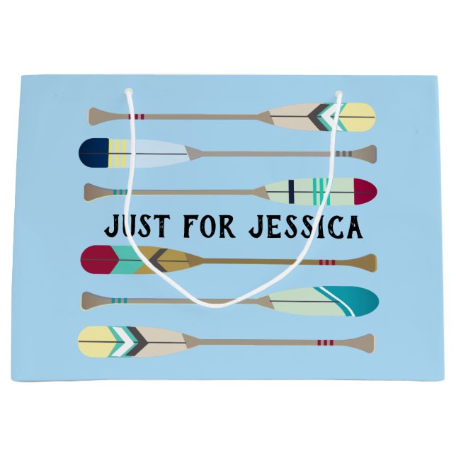 Sacola Para Presentes Grande Oares do estilo Vintage (Frente)