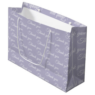 Sacola Para Presentes Grande Obrigado Papel embrulhado