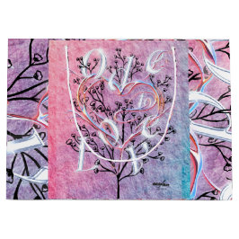 Sacola Para Presentes Grande Ode to Love Gift Bag da Poeta Adiela Akoo