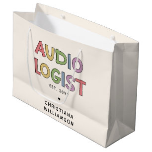 Sacola Para Presentes Grande Oferta Personalizada de Audiologia para Graduação