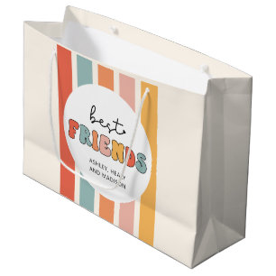 Sacola Para Presentes Grande Ofertas de Besties de BFFs para Melhores Amigos de