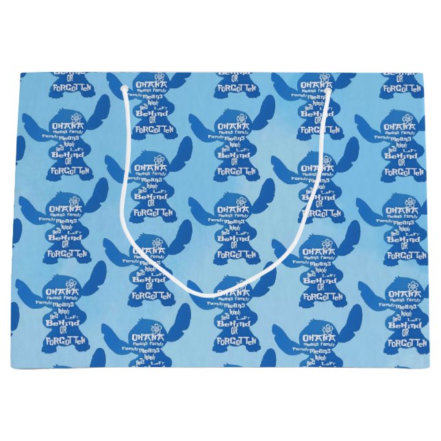 Sacola Para Presentes Grande Ohana (Frente)