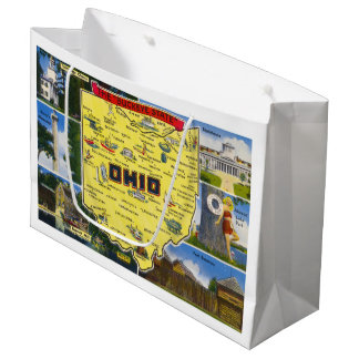 Sacola Para Presentes Grande Ohio The Buckeye State Vintage