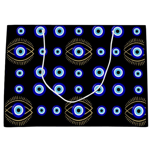 Sacola Para Presentes Grande Olho mau (Frente)