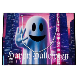 Sacola Para Presentes Grande Ondas Ghosty e Luzes Urbanas