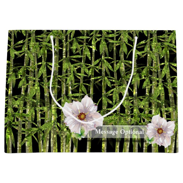 Sacola Para Presentes Grande Opções do Bamboo Art 4A (Frente)