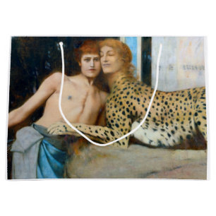 Sacola Para Presentes Grande Os Carinhos, Fernand Khnopff