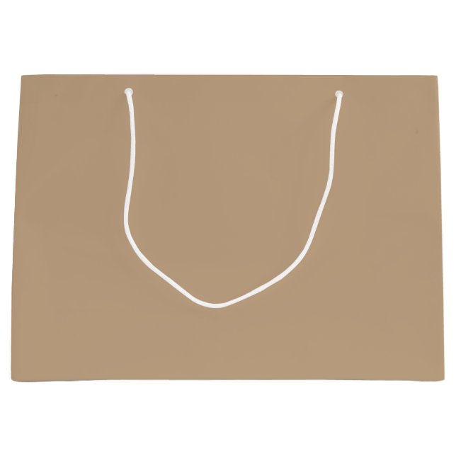 Sacola Para Presentes Grande Ouro Bells Tan (Frente)