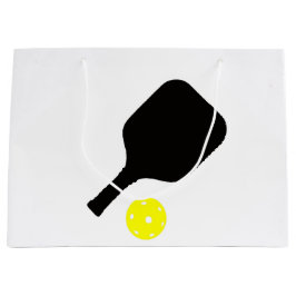 Sacola Para Presentes Grande Pá e bola de picleball
