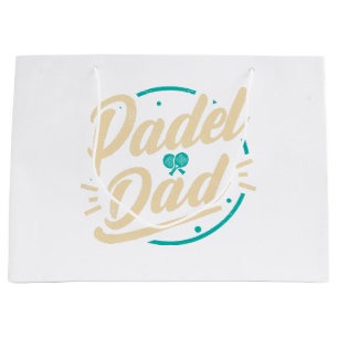 Sacola Para Presentes Grande Paddleball Padel da Plataforma de Pai de Padel