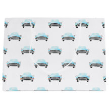 Padrão Clássico de Aquarela de Vintage Cars