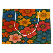 Padrão De Flor Selvagem Brilhante