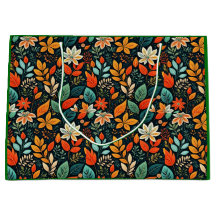 Padrão de Flores Exóticas Florais