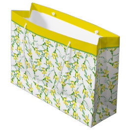 Sacola Para Presentes Grande Padrão de limões