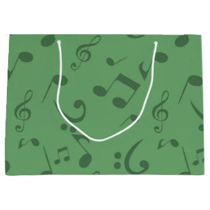 Sacola Para Presentes Grande Padrão de música