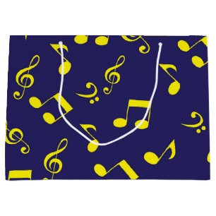 Sacola Para Presentes Grande Padrão de música