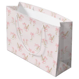 Sacola Para Presentes Grande Padrão de Sapatos Coquette 