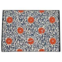 SACOLA PARA PRESENTES GRANDE PADRÃO FLORAL CHINÊS DO SACO GIFT