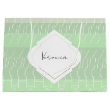 Padrão Geométrico dos Tons Verdes Modernos