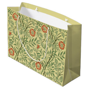 Sacola Para Presentes Grande Padrão Sweet Briar (por William Morris)