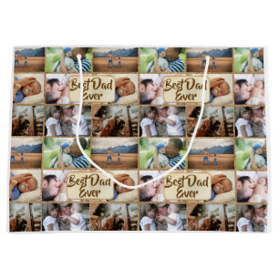 Sacola Para Presentes Grande Pai foto colage imagem DIY imagem 6 pic colage