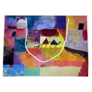 Sacola Para Presentes Grande Paisagem com Camels, Paul Klee