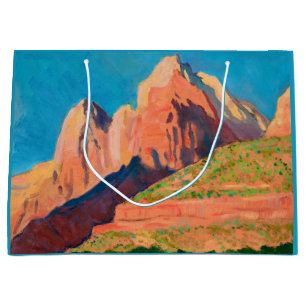 Sacola Para Presentes Grande Paisagem, Parque Nacional do Zion, por Maynard Dix