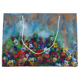 Sacola Para Presentes Grande Pansy Gift Bag