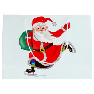 Sacola Para Presentes Grande Papai Noel - Feliz Natal
