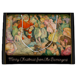 Sacola Para Presentes Grande Papais noeis Chegaram Férias de Natal