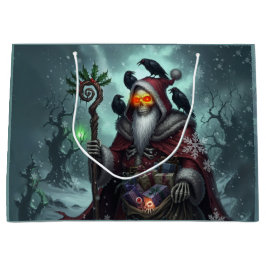 Sacola Para Presentes Grande Papais noeis escuros das sombras - Esqueleto de Na