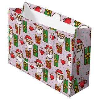 Sacola Para Presentes Grande Papais noeis Sack