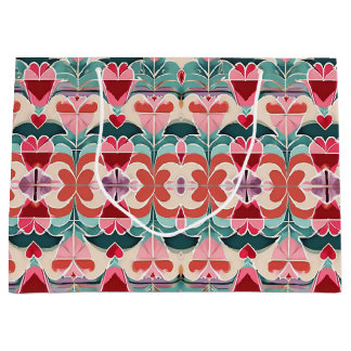 Sacola Para Presentes Grande Papel de embrulhamento da sinfonia de amor doce