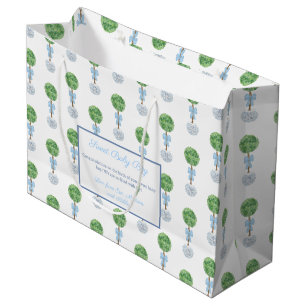 Sacola Para Presentes Grande Parabéns No Nascimento Do Seu Filho Doce