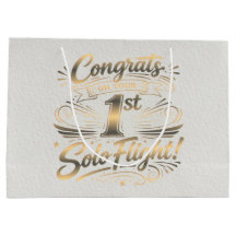 Parabéns pelo seu 1º Voo Solo