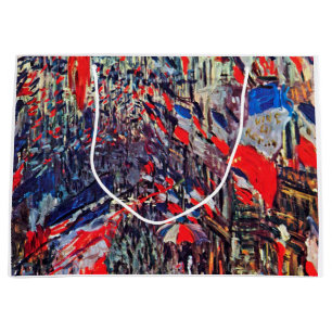 Sacola Para Presentes Grande Paris no Dia Nacional, Claude Monet