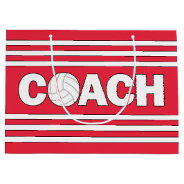 Sacola Para Presentes Grande Partido da Equipe de Esportes de Cores Personaliza