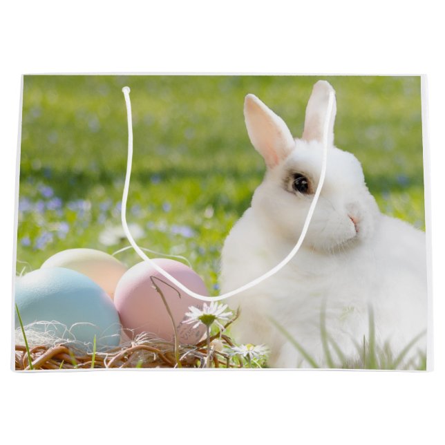 Sacola Para Presentes Grande Páscoa Grande Saco de Presente (Frente)