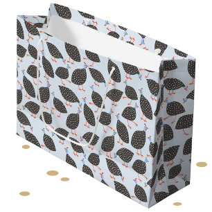 Sacola Para Presentes Grande Pássaro-voador-guineense