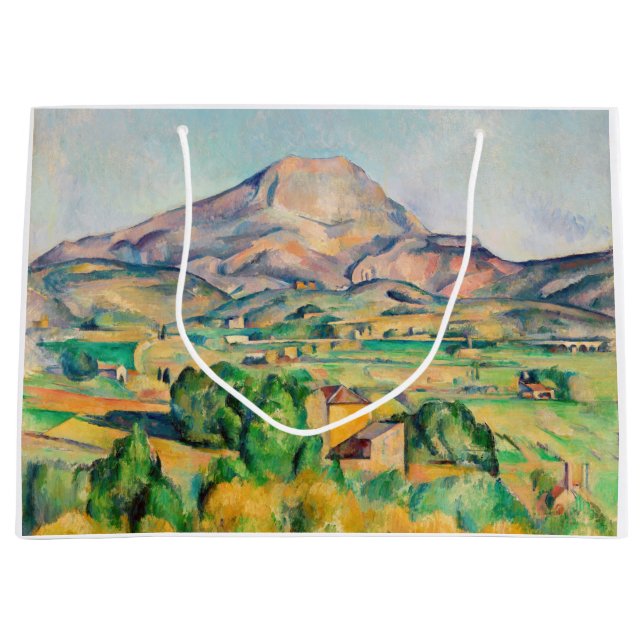 Sacola Para Presentes Grande Paul Cezanne - Mont Sainte-Victoire (Frente)