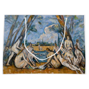 Sacola Para Presentes Grande Paul Cezanne - Os Grandes Banhistas