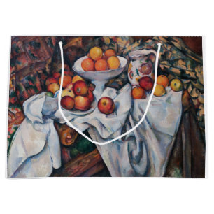Sacola Para Presentes Grande Paul Cezanne - Vida Estática, Maçãs e Laranjas