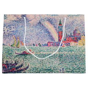 Sacola Para Presentes Grande Paul Signac - Arco-Íris, Veneza