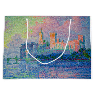 Sacola Para Presentes Grande Paul Signac - O Palácio Papal, Avignon