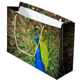 Sacola Para Presentes Grande Pavão
