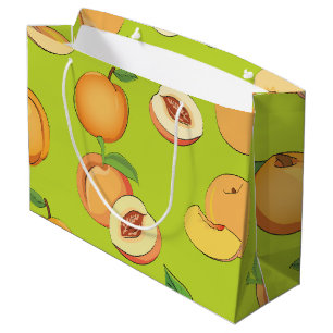 Sacola Para Presentes Grande Peach Padrão 4