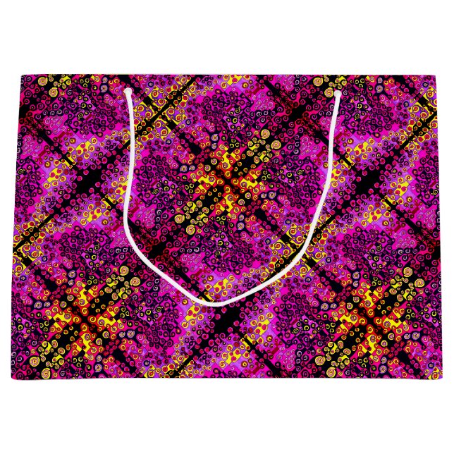 Sacola Para Presentes Grande Pegue-me se puder Pinky! (Frente)